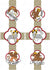 Ad Crucem Set of 2 Banners -  Easter Evangelists