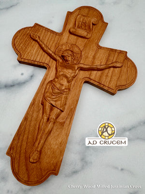 Ad Crucem Milled Wall Crucifix