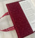 Tori's Maroon Quatrefoil Bible Cover - Lutheran Study Bible