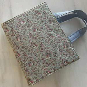 Tori's Grey Paisley Bible Cover - Lutheran Study Bible