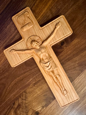 Ad Crucem Milled Wall Crucifix