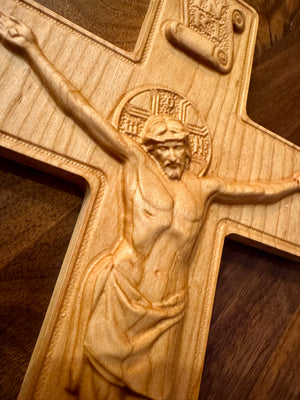 Ad Crucem Milled Wall Crucifix