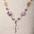 Jennifer’s Ametrine & Mother-of-Pearl Cross Necklace