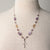 Jennifer’s Ametrine & Mother-of-Pearl Cross Necklace