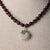 Jennifer’s Berry Pearl and Ruby Baptism Shell Locket Necklace