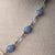 Jennifer’s Blue Glass and Crystal Baptism Necklace