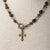 Jennifer’s Bronzite, Picture Jasper, Crystal, Cross Necklace