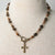 Jennifer’s Bronzite, Picture Jasper, Crystal, Cross Necklace