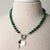 Jennifer’s Chrysocolla & Spinel Lord’s Prayer Necklace