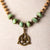 Jennifer’s Chrysoprase and Jade Trinity Necklace