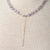 Jennifer’s Chunky Amethyst and Cubic Ziconia Alleluia Necklace