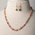 Jennifer’s Czech Glass Cross Earring and Necklace Set