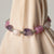 Jennifer’s Czech, Quartz, and Amethyst Butterfly Charm Bracelet