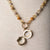 Jennifer’s Fossil Coral and Citrine Shell Baptism Locket Necklace and Earring Set