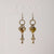 Jennifer’s Green Garnet Cross Earrings