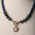 Jennifer’s Lapis Lazui and Pyrite Luther’s Rose Necklace and Earring Set