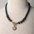 Jennifer’s Lapis Lazui and Pyrite Luther’s Rose Necklace and Earring Set