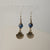 Jennifer’s Lapis Lazuli Bronze Shell Earrings