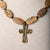 Jennifer’s Picture Jasper Bronze Cross Necklace and Earring Set