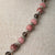 Jennifer’s Pink Maifan, Jade, and Smokey Quartz Cross Necklace