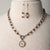 Jennifer’s Smokey Quartz and Chocolate Pearl Luther’s Rose Necklace and Earring Set