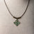 Jennifer’s Unisex Brass and Leather Cross Necklace