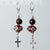 Jennifer’s Handmade Lampwork Glass Cross Earrings