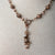 Jennifer’s Chocolate Moonstone  and Copper Butterfly Necklace