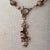 Jennifer’s Chocolate Moonstone  and Copper Butterfly Necklace