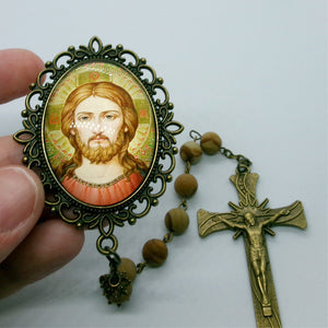 Kelly's Bronze Jesus Icon Chaplet