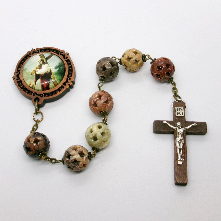 Kelly's Carved Soapstone Chaplet