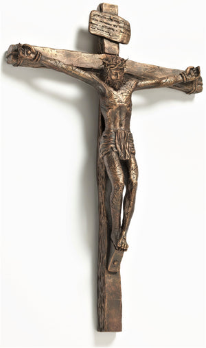 Bronze Crucifix - Wall