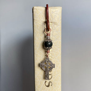 Kathy’s Handcrafted Copper Bookmark with Silver Celtic Cross