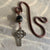 Kathy’s Handcrafted Copper Bookmark with Silver Celtic Cross