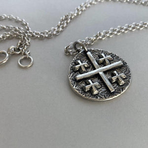 Kathy’s Handcrafted Jerusalem Cross Necklace