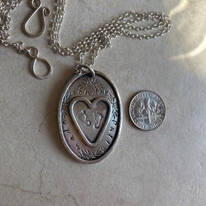 Kathy’s Silver Pro-life Necklace