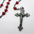 Kelly's Red Heart Gunmetal Prayer Beads