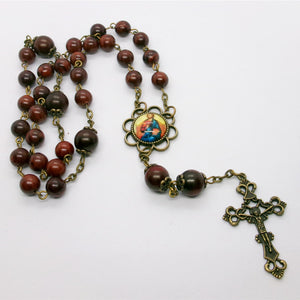 Kelly's Red Sandalwood Icon Prayer Beads