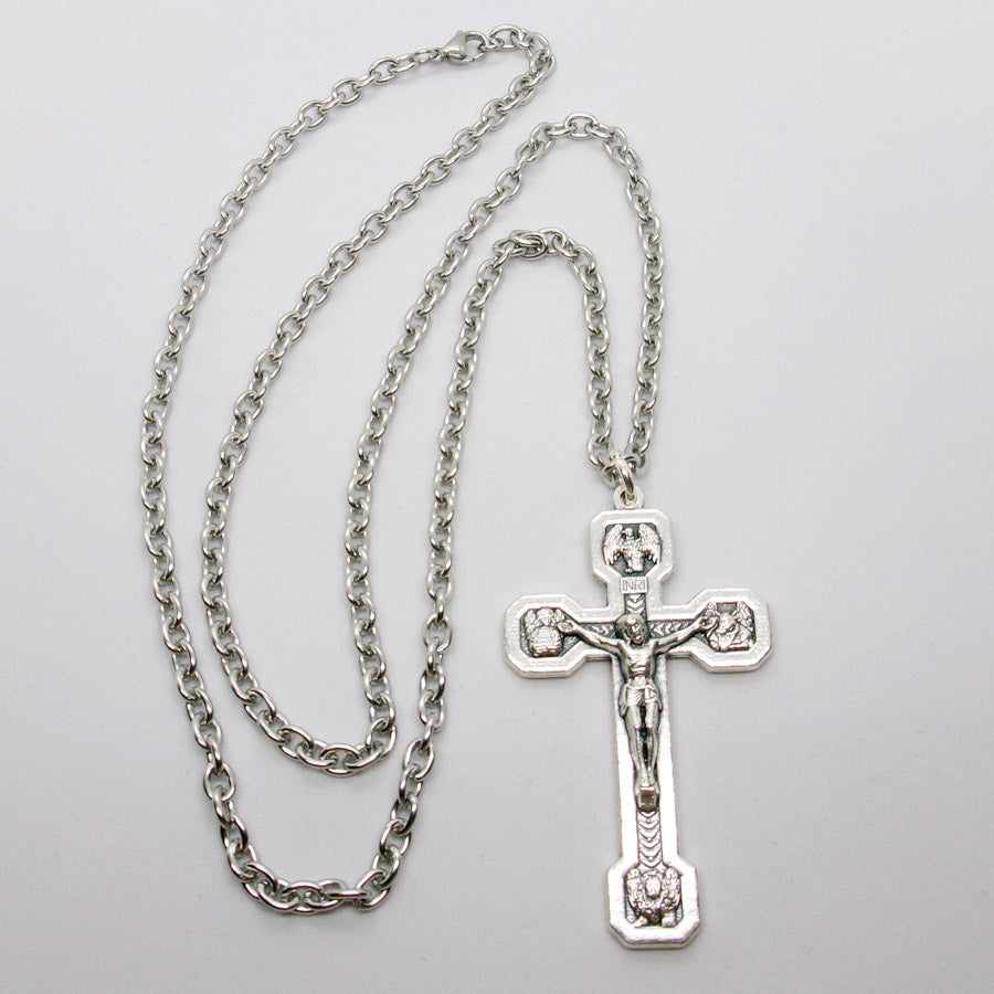 Kelly's Via Crucis / Evangelists Crucifix Necklace