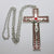 Kelly's XL Red Enamel Crucifix Necklace