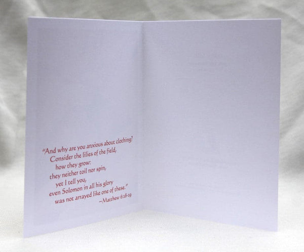 Agnus Dei - Orange Lily Cards - Set of 12 Cards - Ad Crucem